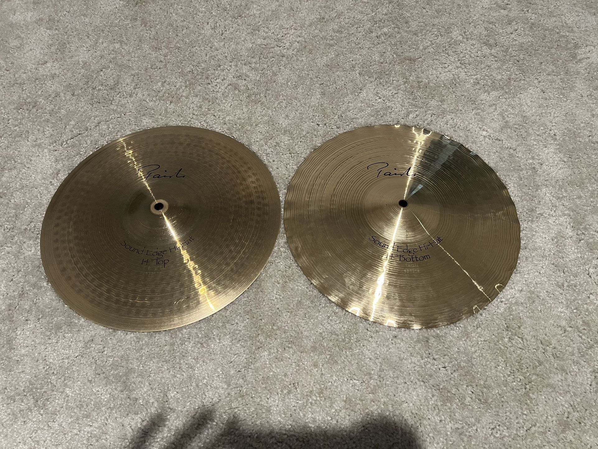 14” Paiste Signature Sound Edge Hi Hats
