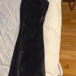 Soft Leather Black Pants, INC. Sz2