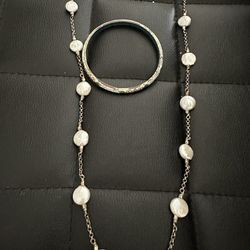 3 Kneck laces Necklaces And One  Bracelet 
