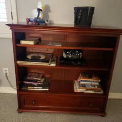 Solid Cherry Wood Bookcase.