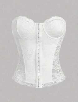 white corset size L