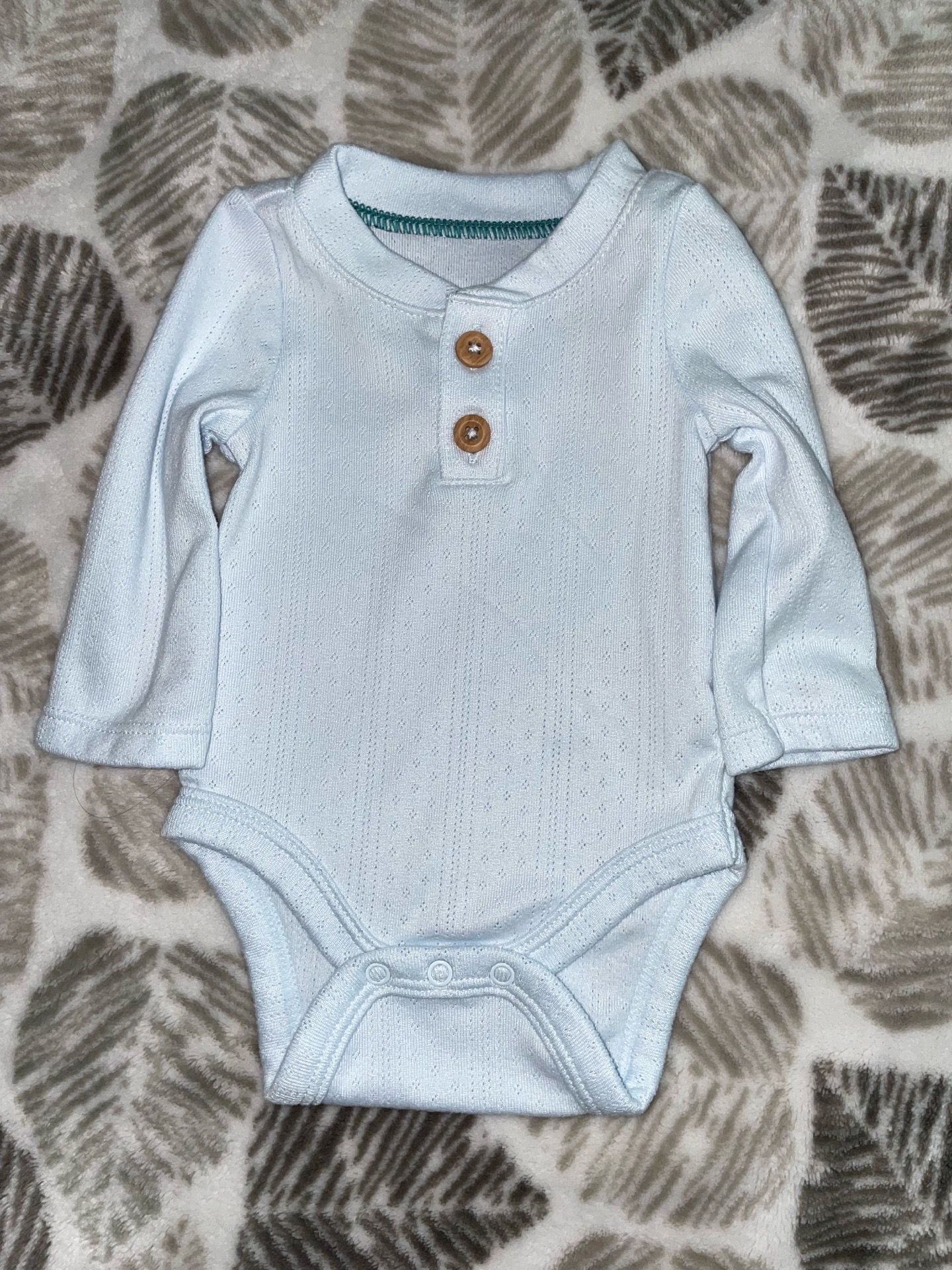 cloud island newborn baby boy bodysuit