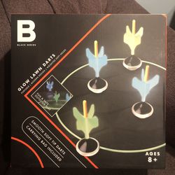 New Black Series Glow Lawn Darts With Carrying Bag