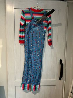 Chucky Halloween Costume with Prop Knife