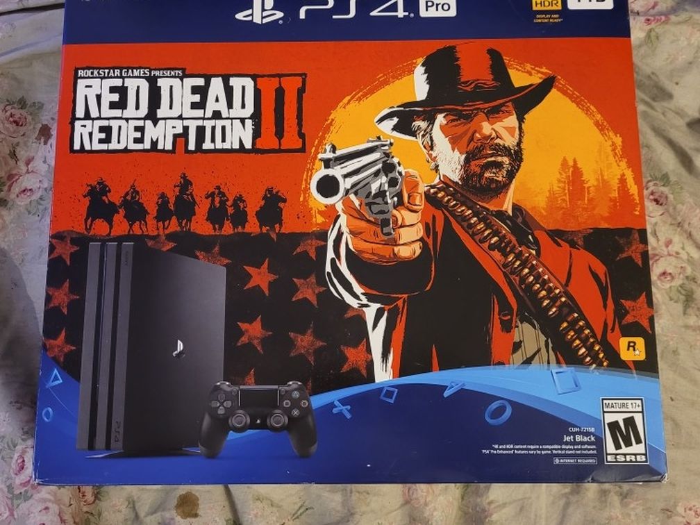 Ps4 Pro Red Dead Redemption Bundle