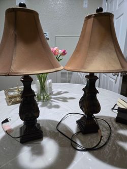 Pair of Traditional Table Lamps