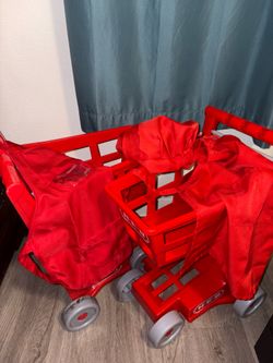 2 HEB Carts & 2 Aprons