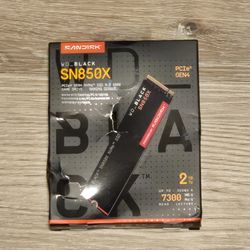 WD Black SN850X 2TB NVMe SSD