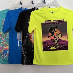 Boys XS Graphic T Baseball Soccer Basketball