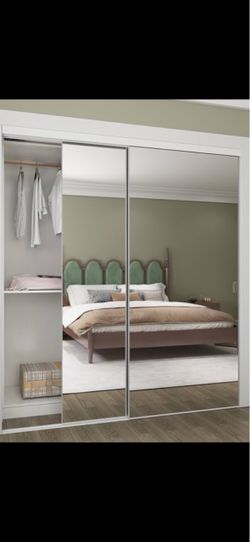 70x96 mirror sliding doors