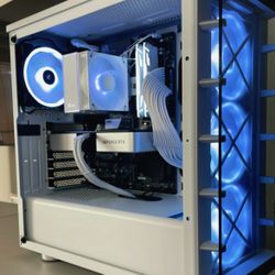 🧊5600G x 3060Ti – Custom All-White Gaming PC 🧊