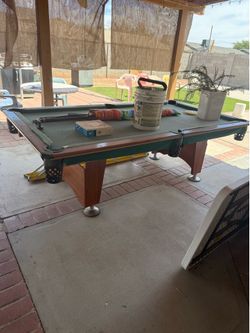 Used Pool Table + Accessories – $100
