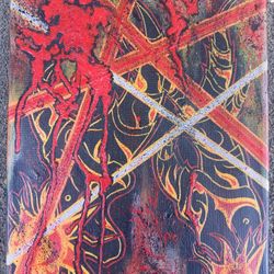 original Abstract Expressionism Painting.