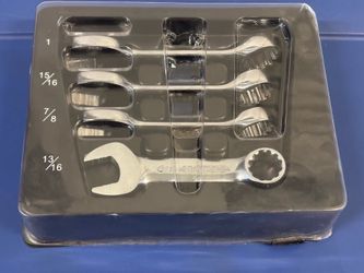 Matco Tools 4 PIECE SAE STUBBY COMBINATION WRENCH SET