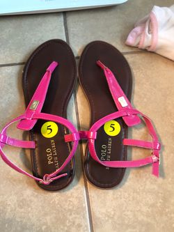 Ralph Lauren sandals size 7 -7.5 barely used