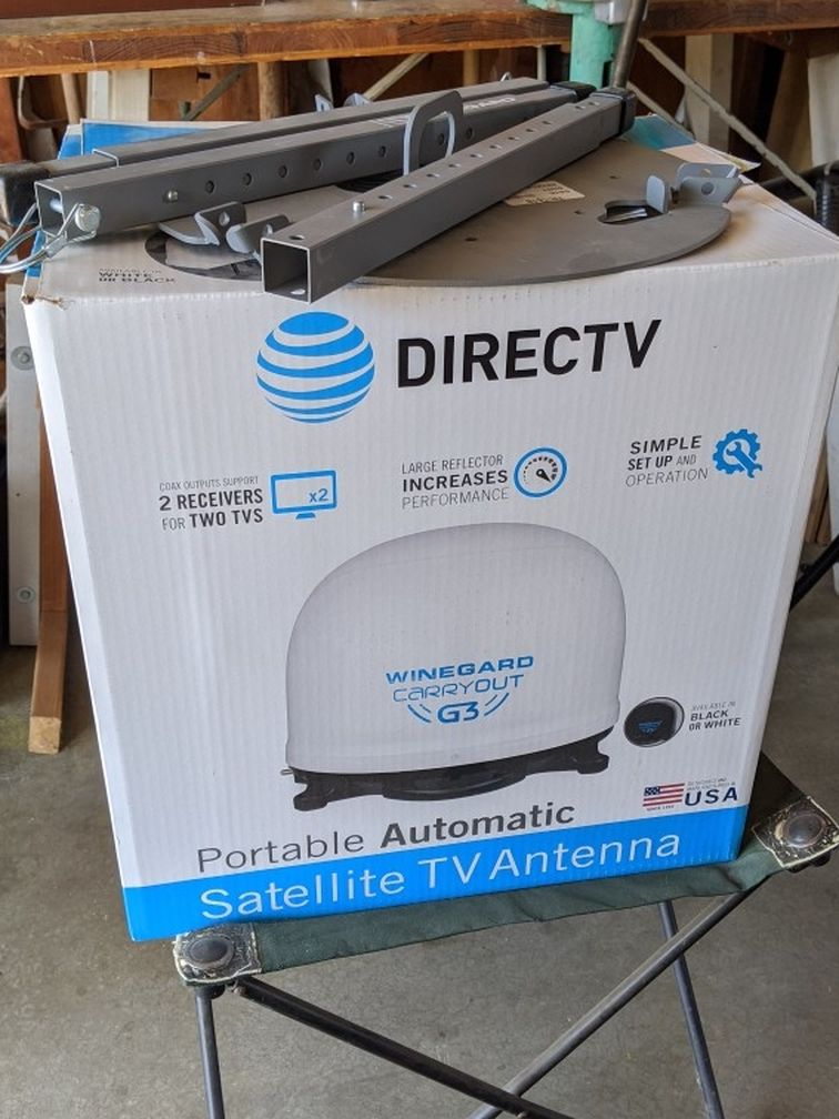 DirecTV Winnegard Satellite TV Antenna for Camping