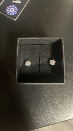 VVS1 Moissanite Earrings With GRA Certificate