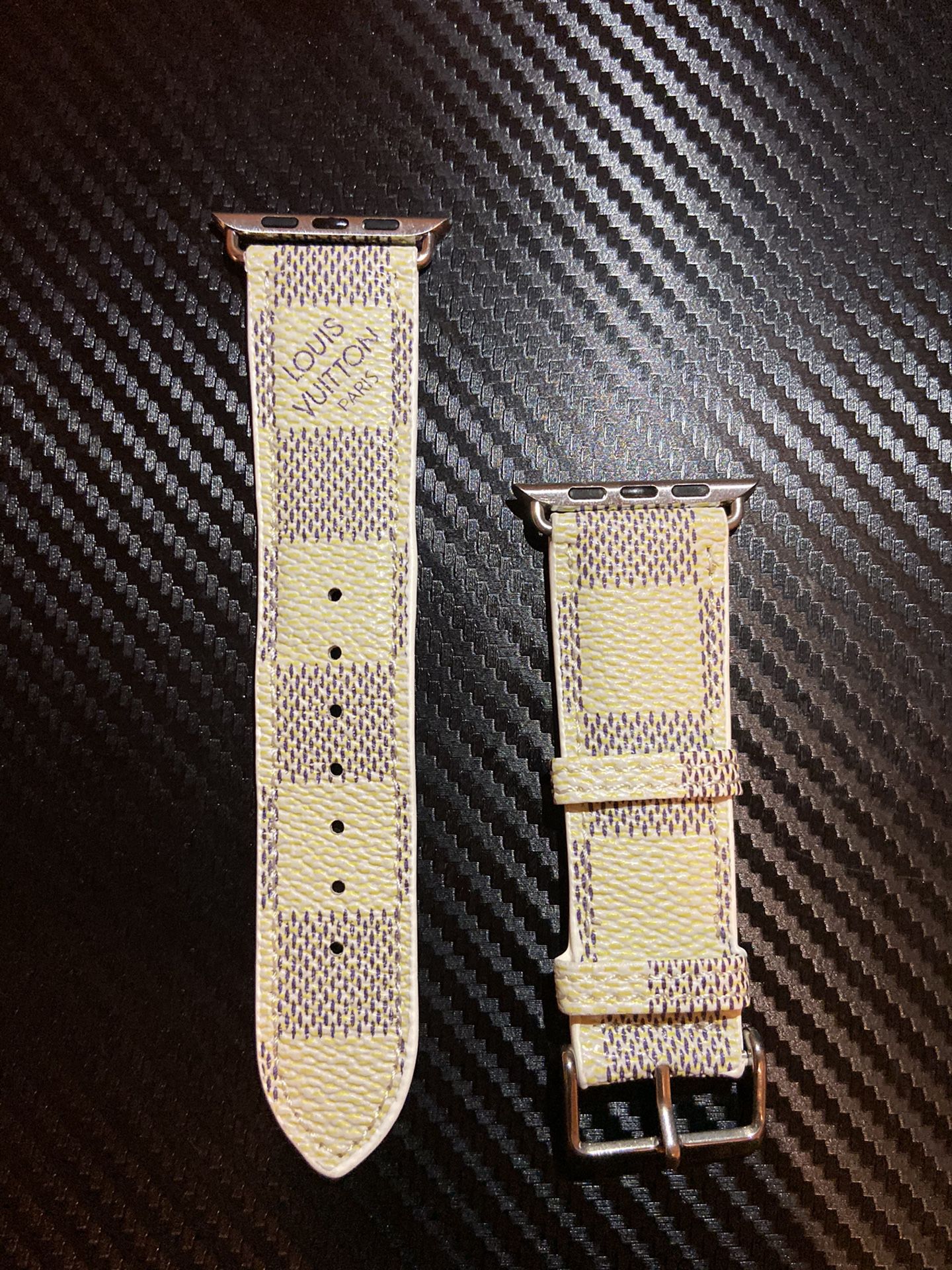 Louis Vuitton Apple Watch Band White