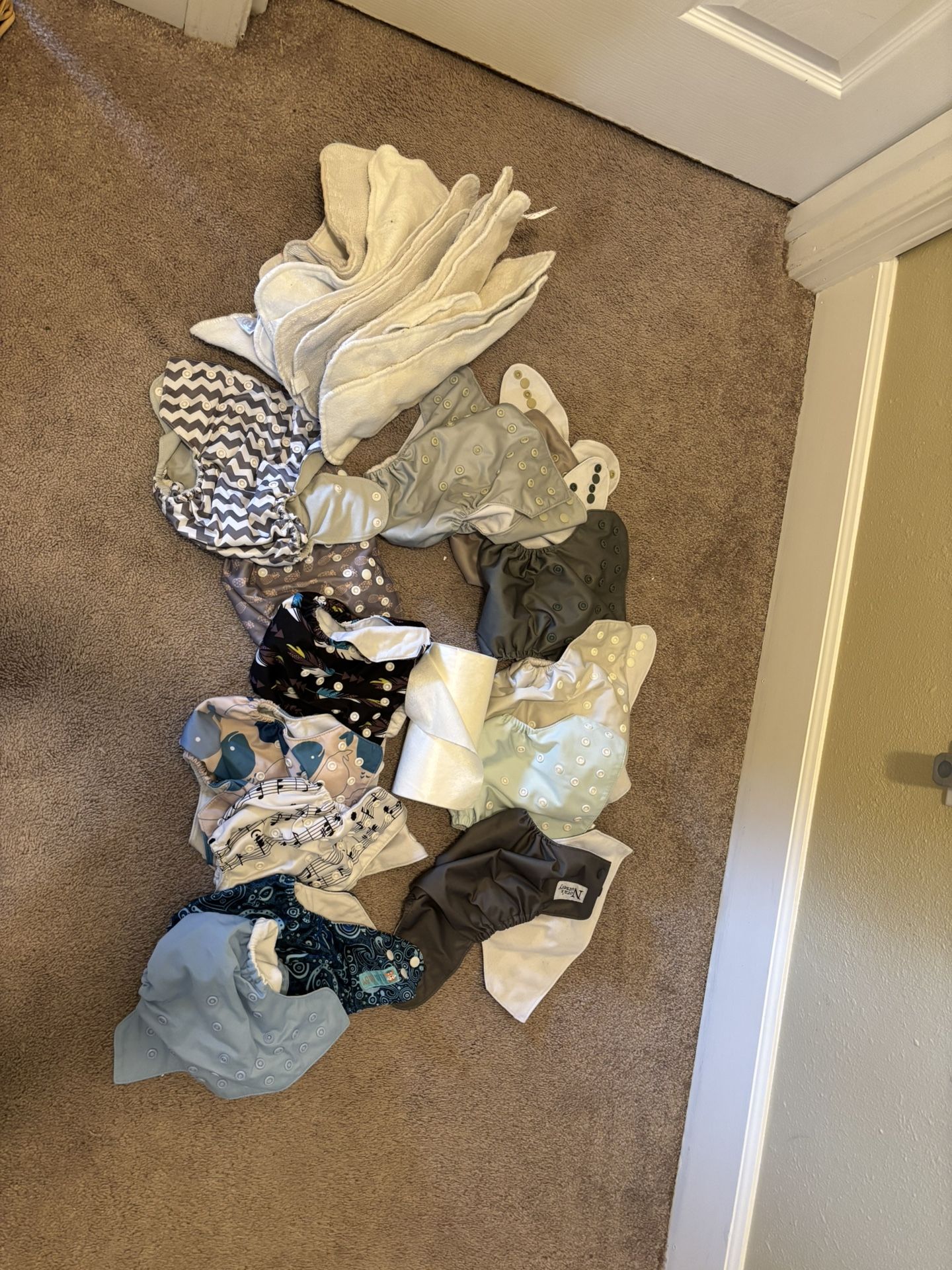 Cloth Diapers And Inserts, Second Hand