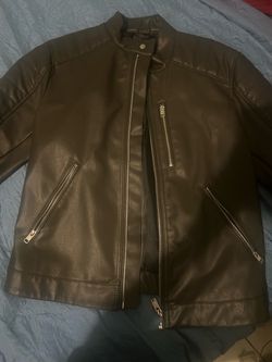 Leather jacket Medium size
