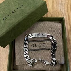 Gucci Pixie Skull Couple's Cuban Chain Bracelet