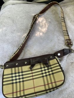 Plaid crossbody purse