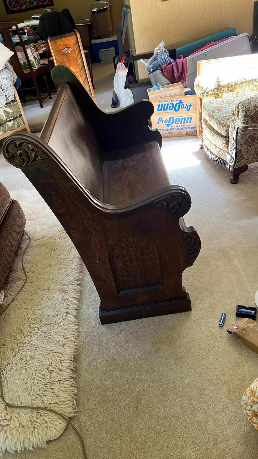Solid Wood Church Bench $120 48inches