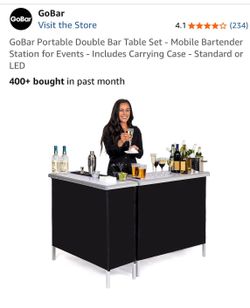 Portable bartender table-used once