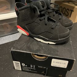 Jordan 6 Retro (TD) “Black/Infared”