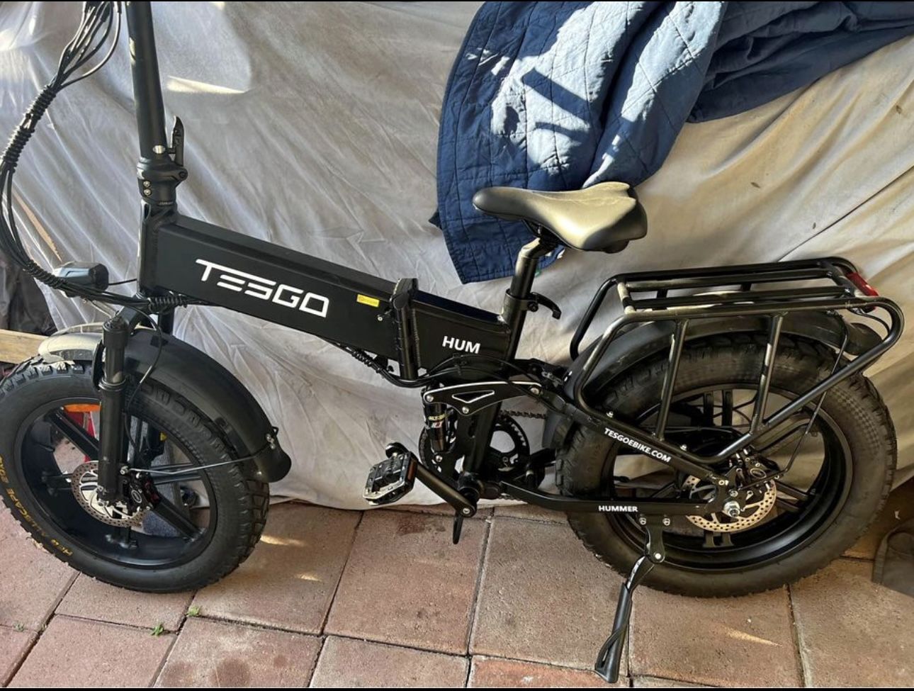 Tesgo hummer pro e-bikes foldable full suspension smooth UPGRADE !!! Need gone ASAP