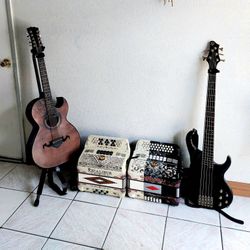 Accordion Acordeon Bajo Quinto Bajo Sexto Tololoche 