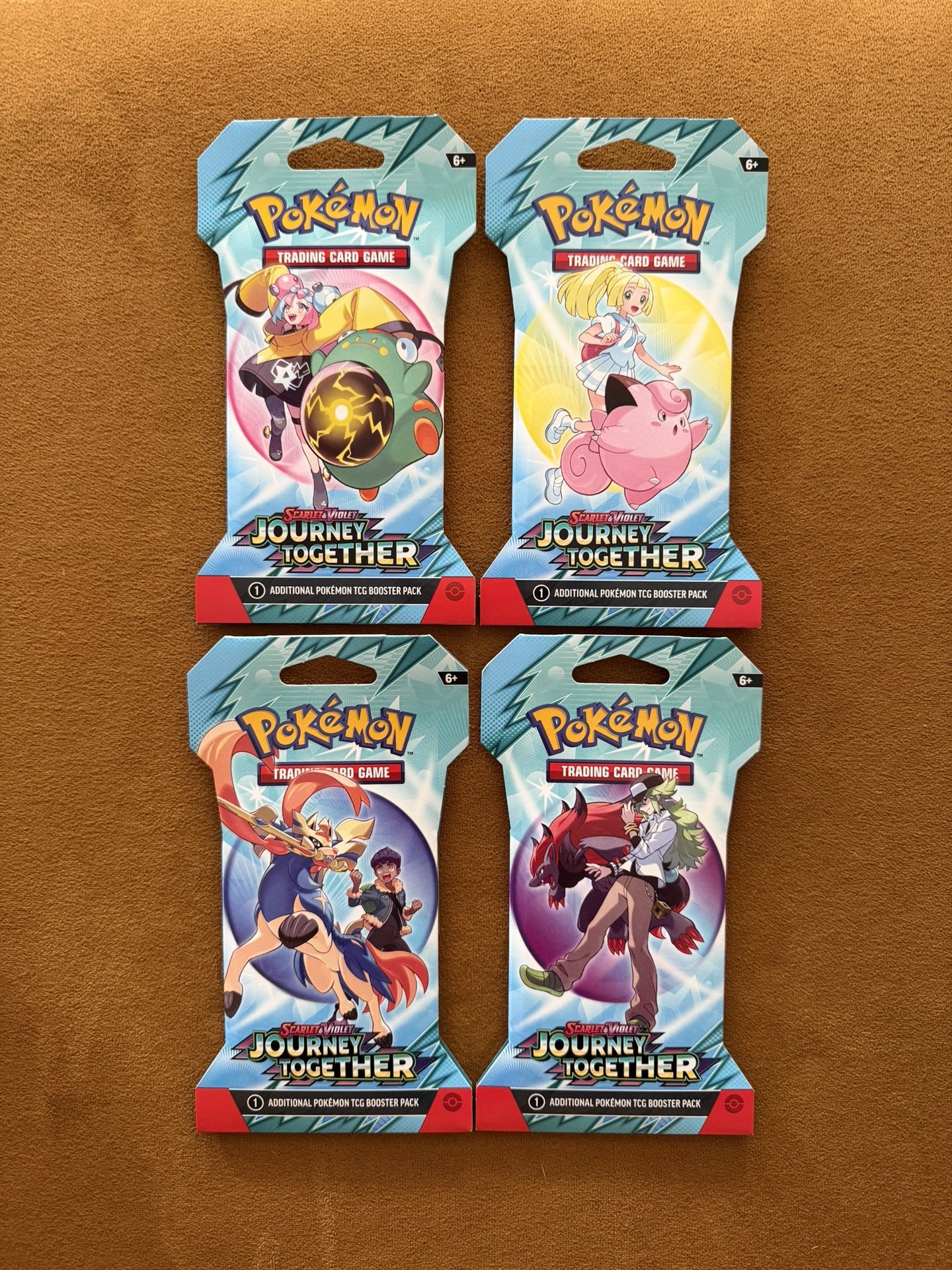 Journey Together - 4 Booster Pack Full Art Set
