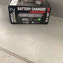 Noco Genius 2 Battery Charger + Maintainer 