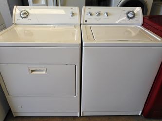 Whirlpool Washer&Gas Dryer $325 With Warranty