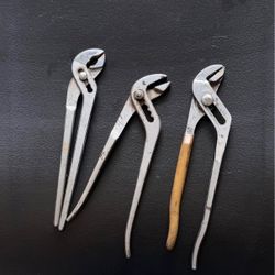 Adjustable Pliers – 3 Piece Lot