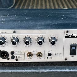 90s Peavey Session 200 Watt Bass Amp Head Rackmount Amplifier Excellent condition