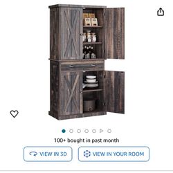 Kitchen Pantry Storage Cabinet,