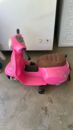 Electric ride on Vespa