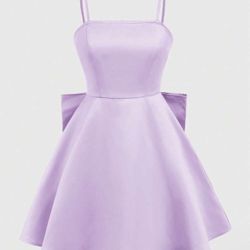 purple dress