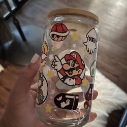 Mario brothers Glass Cup