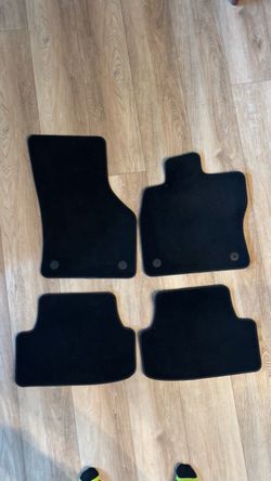 VW floor mats, black 2015-2019 MK7 golf