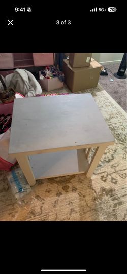 Wooden Painted Side Table