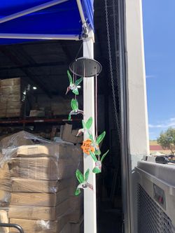 Hummingbird Wind Chimes Solar LED
