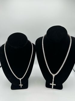 Chain silver 925 and moissanite
