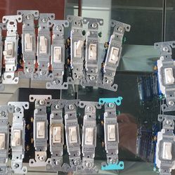 Used Light Switches and Wall Plates