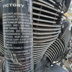  2012 Victory Motorcycle Engine And Driveline