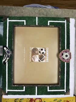 Soccer football frame 8x10