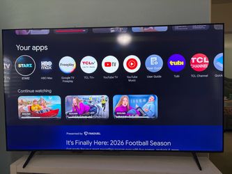 75” tcl 4k Q-class Qled google tv