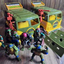 TMNT Teenage Mutant Ninja Turtle Party Wagon Lot