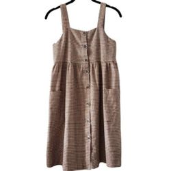 Zara Kids Brown Tweed Jumper Dress